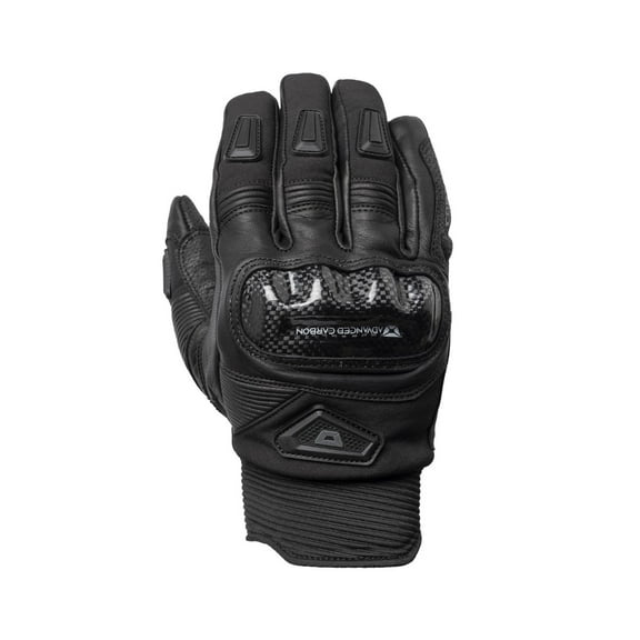 Cortech Sonic-Flo Plus Waterproof Mens Motorcycle Gloves - Black/Black / Small