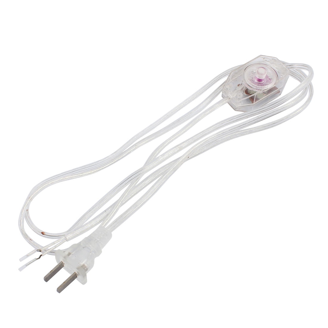 Transpa Pvc Shell Led Strip Lamp Inline Dimmer Switch Us Plug