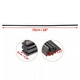 thumbnail image 5 of 4PCS Black Silicone 28" 6mm Car Bus Rubber Frameless Windshield Wiper Blade Refill Strips Replacement Car Accessories, 5 of 10