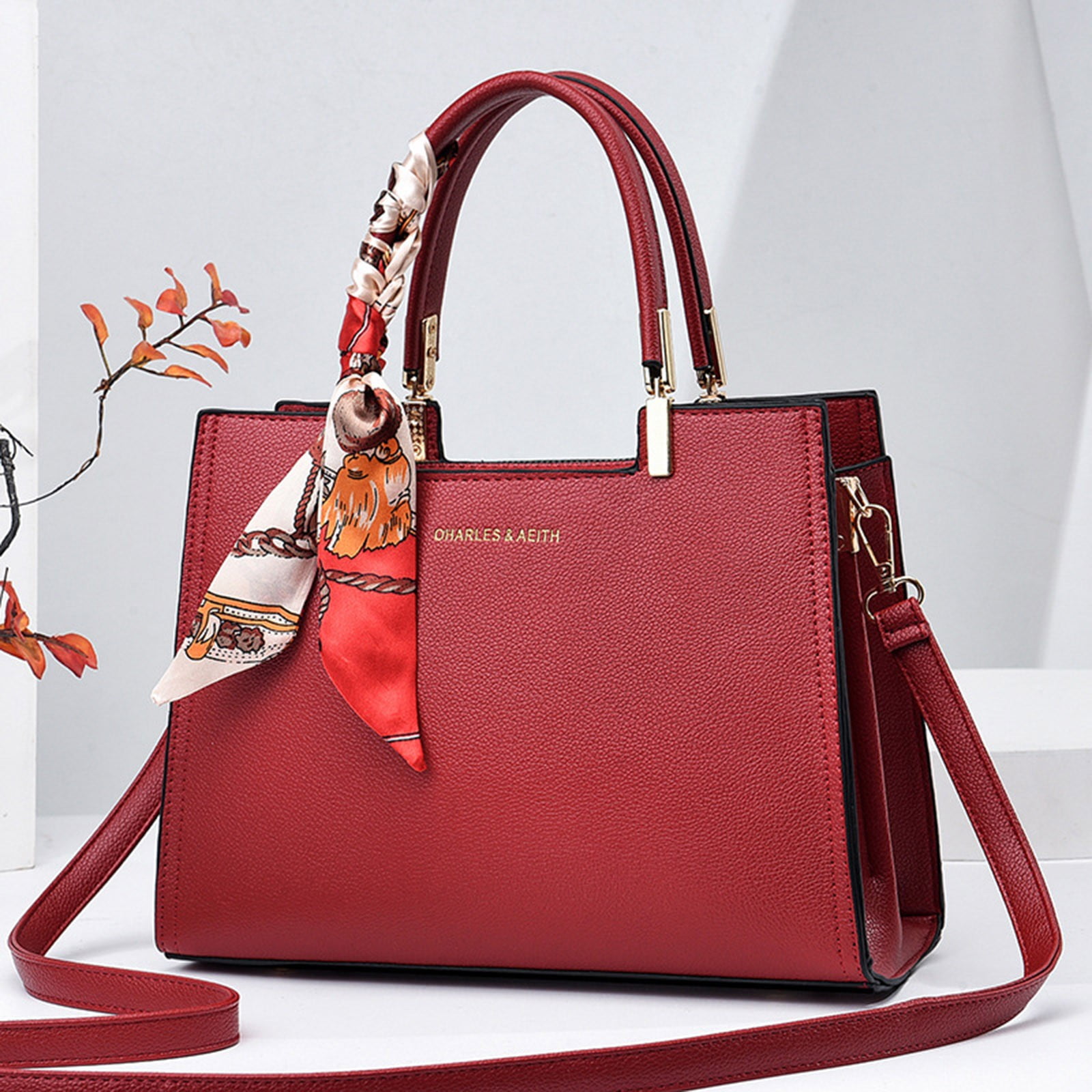 Purses and Handbags for Women Stylish Tote Shoulder Satchel Bag PU Leather Crossbody Top Handle Bags