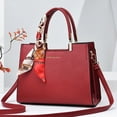 thumbnail image 4 of YOUSNH Sac pour Femme Sac Bandoulière Sac à Main Mode Sac Messager Rouge, 4 of 6