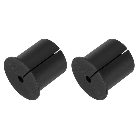 2Pcs Wall Grommets for Cables 1-3/8 Inch Silicone Cable Wall Through Cable Routing Kit with 6.5mm Hole, Black