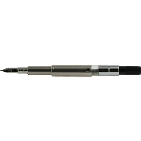 - Pilot Namiki Vanishing Point Refill Converter Set - Rhodium - 18K White Gold Fine Point Nib