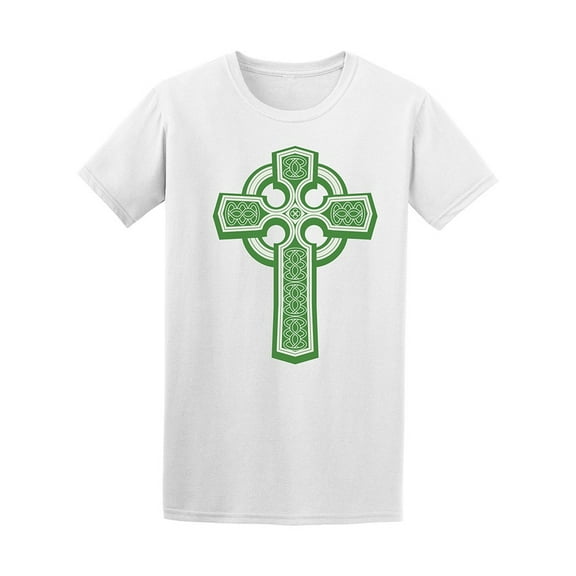 Ancient Celtic Cross Men's Tee - Men T-Shirt, Large