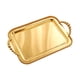 thumbnail image 2 of Bandeja para servir, bandeja para comida, taza de té de lujo, bandeja multifunción para joyas, bandeja de tocador Oro, 2 of 9