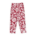 thumbnail image 4 of Fotbe Red Flowers Women's Pajama Pants,Sleepwear Pants,Pj Bottoms Drawstring And Pockets-XX-Large, 4 of 9