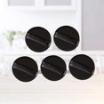 thumbnail image 2 of Black Round Soft Powder Puff Accessory For Cosmetic Makeup 5pcs, 2 of 4