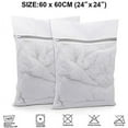 thumbnail image 6 of Laundry Washing Bags for Delicates, Extra Large Mesh Laundry Bags, Travel Laundry Bags, Storage Organize Bags, Net Laundry Bags for Washing Coarse, 16 x 20 24x 24 , 4Pack, 6 of 6
