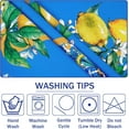 thumbnail image 6 of Square Vintage Lemon Tablecloth 52x52 Inch, Waterproof Polyester Cotton Table Cloth, Tile Flower Pattern Tablecloths for Spring Summer, Fabric Tablecloth for Indoor/Outdoor/Picnic/Party Decorative, 6 of 6