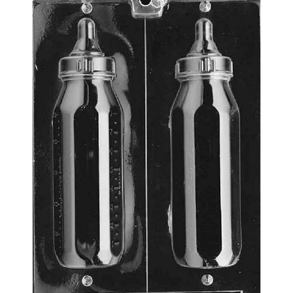 Grandmama's Goodies B038 8oz. Baby Bottle Baby Shower Chocolate Candy Soap Mold with Exclusive Molding Instructions