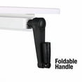 thumbnail image 5 of UNICOO® Crank Adjustable Height Standing Desk, Adjustable Sit to Stand up Desk,Home Office Table, Computer Table, Portable Writing Desk, Study Table (White Top/White Frame - NTCSET-01-WW), 5 of 8