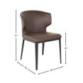 thumbnail image 2 of Cabo Mid-century Modern Upholstered Wingback Chair - Contract Grade, 2 of 5