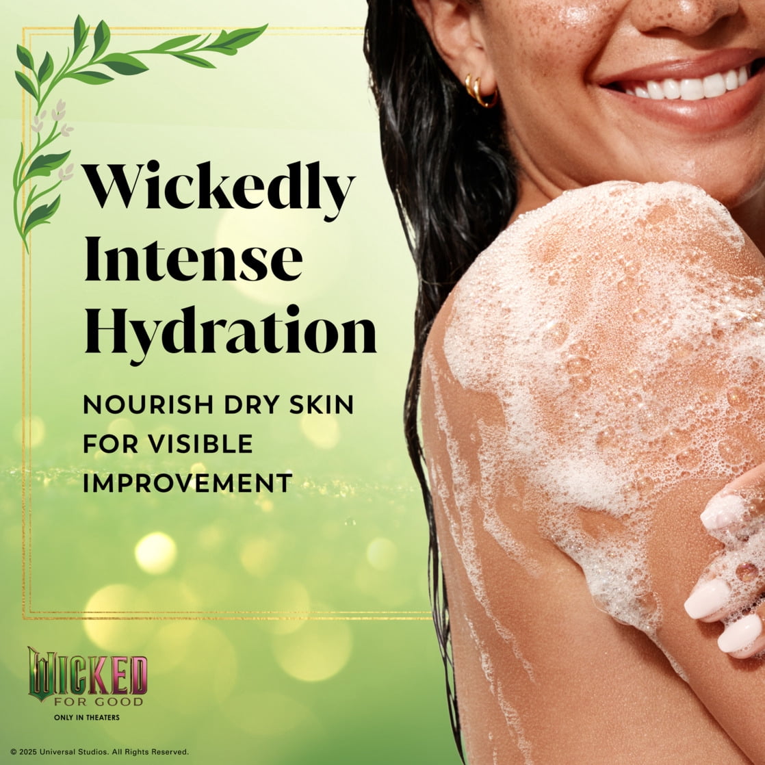 Olay Limited Edition Serum Body Wash, Wickedly Wonderful, 20 fl oz, Elphaba's Edition Hydrating Body Wash