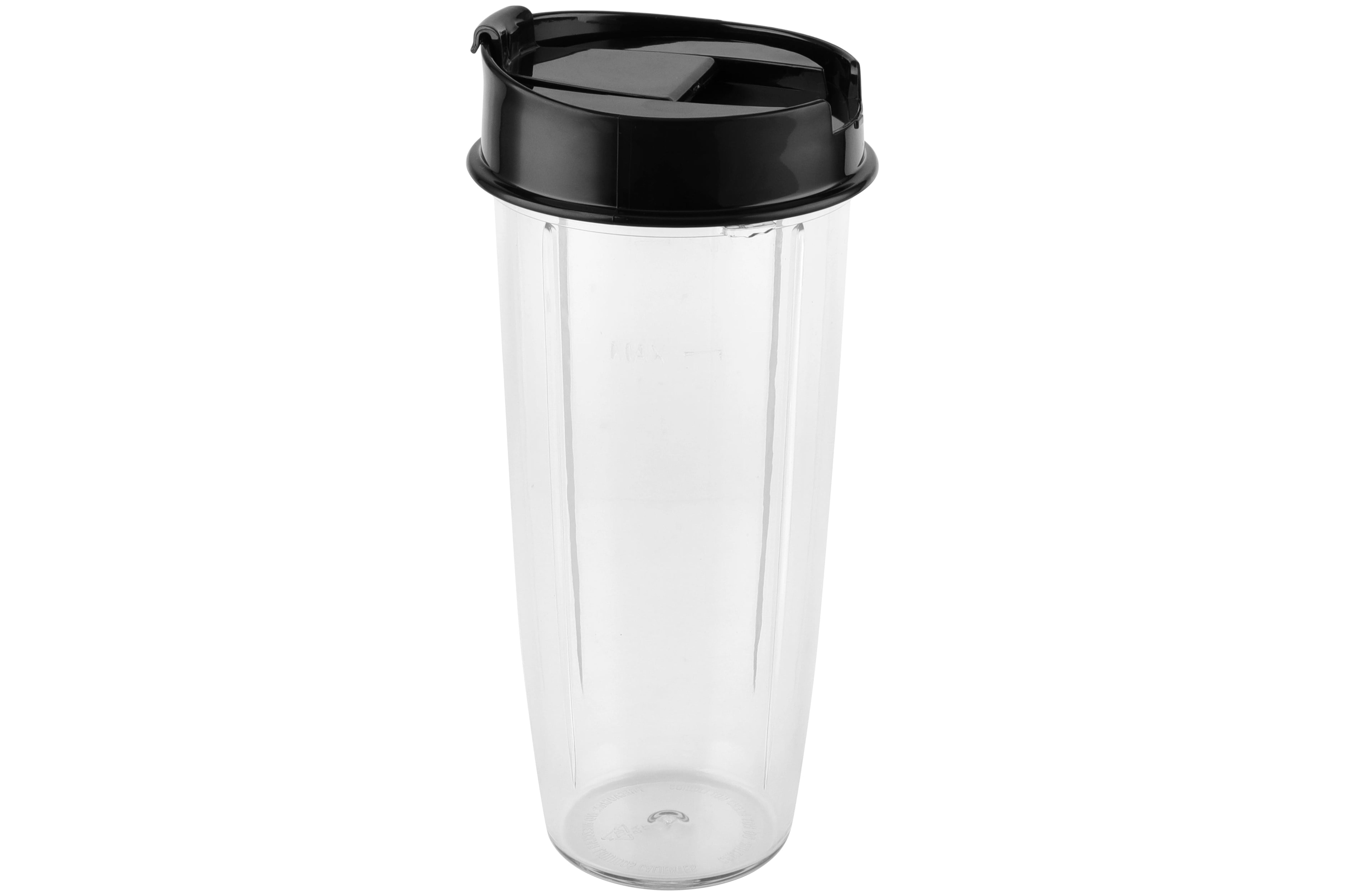 Mainstays Black Single-Serve Blender with 1 Travel Lid, 16 oz, New