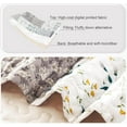 thumbnail image 6 of Whale Flotilla Reversible Patchwork Quilt Set King Size, Lightweight Boho Printed Bedspreads Coverlets Quilts Bedding Set with 2 Pillow Shams for All Seasons, Light Grey, 6 of 7