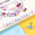 thumbnail image 4 of Binder Clips Set Universal 72PCS Metal Paper Clip Push Pin Paper Clamp with Box, 4 of 10