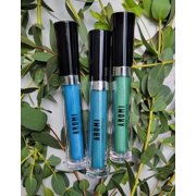 Aromi Bright Blue Metallic Liquid Lipstick for Women | Long-lasting, Shimmery Finish (Snow Queen)