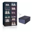 thumbnail image 1 of 14 Cajas Para Zapatos Apilables Practiksa Zapatera Ideal para Tenis Color Negro, 1 of 6