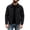 Black, variant on Mens Jacket Fleece Lined Zip-up Long Sleeve Jacket Fall Winter Warm Casual Athletic Sweatshirts with 2 Zip Pockets
