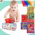 thumbnail image 2 of Sensory Tissue Box Learning Pull Along Magic Tissue Box Animal Montessori Toy Magic Plush Baby Tissue Box Toy heqiyong LED, 2 of 2