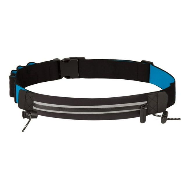 Fanny Pack Réglable Imperméable Fermeture à Glissière à Fermeture Éclair Rapide Conception Réfléchissante Article de Stockage Élastique Unisexe Sac de Taille de Course Sac de Rangement de Téléphone Fournitures de Sport