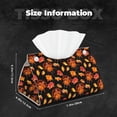 thumbnail image 5 of Honeii Thanksgiving Turkey 1 for Tissue Box Cover/Holder - Covers Rectangular Shaped Boxes with a Contemporary Finish - Designed with Modern PVC Leather, 5 of 7