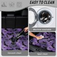 thumbnail image 3 of Yspwyqan Car Trunk Mat, 29" x 39" Season-Resistant Trunk Cargo Liner, Purple Bat Spiderweb Anti-Slip Easy-Clean Auto Accessory, Universal Fit for Most SUVs Sedans Wagons for Holiday Use, 3 of 7