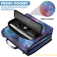thumbnail image 6 of Zipper Binder with Shoulder Strap 2 inch 3 Ring Waterproof File Folder Organizer Bag 500 Sheet Heart with Galaxy Background, 6 of 8