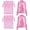 Pink, variant on 4 count Wig Storage Bags,Satin Wig Bag with Drawstring Tassel Silk Hair Bag Wigs Storage for Multiple Wigs,,Hair Extensions (White)