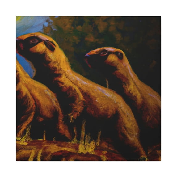 Prairie Dog Expressionism - Canvas