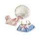 thumbnail image 5 of Conjunto de ropa de con relleno de animales, vestido de muñeca, disfraces DIY cómodos y elegantes, accesorios para fotos, ropa de muñeca bonita, 5 of 9