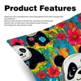 thumbnail image 2 of Panda Luxurious Velvet Bed Pillow Inserts with Unique Patterns - Set of 2, 16x16, 18x18, 20x20 Inches - Ideal for Throw Pillow Covers and Home Decor, 2 of 6