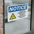 thumbnail image 4 of (2 Pack) Possible RF Radiation Hazard Sign, 4 of 7