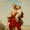 Saint Joseph and Jesus, variant on Qisvanset Abstract Cyclist Canvas Wall Art 15.75x11.81 INCHES