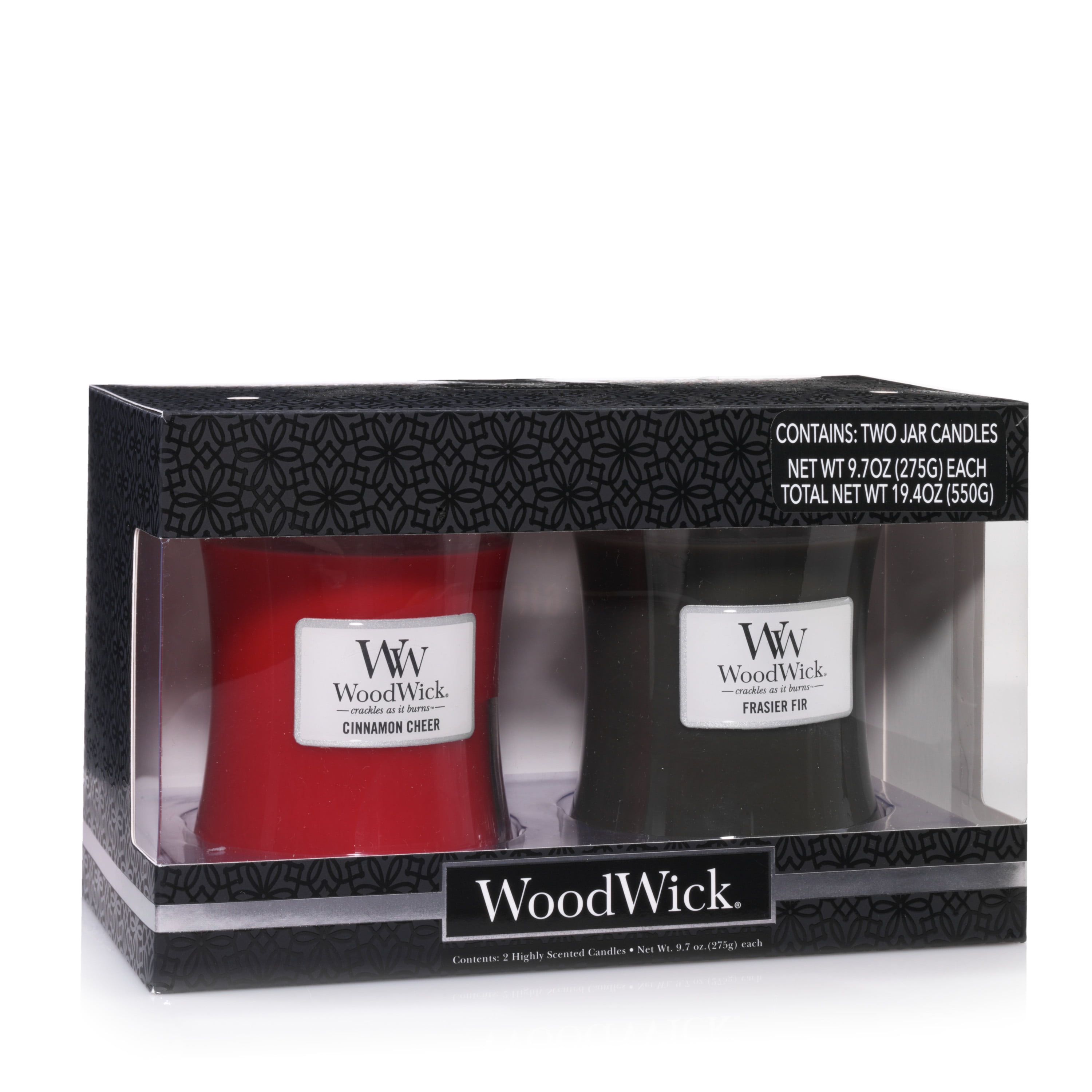 (33 Value) WoodWick Candle Gift Set Includes 2 Medium Hourglass