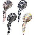 thumbnail image 1 of Gorros Chemo Half Chet, elegantes flores, poliéster, 4 unidades, para mujer, 1 of 6