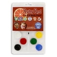 thumbnail image 1 of Pintura facial de color rojo rubí, 2 ml x 6 colores, conforme a las normas de la FDA, 1 of 1