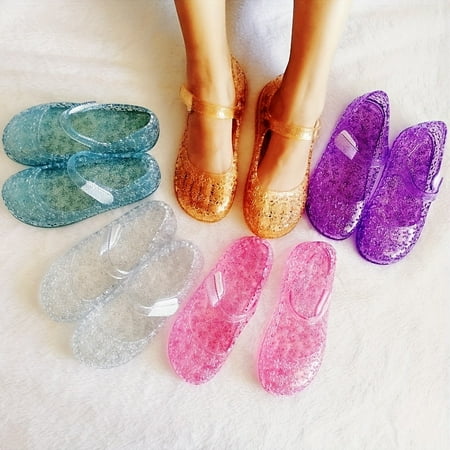 

JOLEE KANG Trendy Solid Color Sandals For Girls Breathable Lightweight Sandals For Vacation Beach Spring And Summer