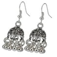 thumbnail image 2 of 2 pares de pendientes para mujer, campana bohemia, borla, , Tribal, gitano Yinane Pendientes colgantes de campana para mujer, 2 of 6