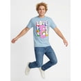 thumbnail image 4 of Care Bears, Men's & Big Men's Pride Graphic Tee, Love, Sizes S-3XL, 4 of 5