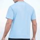 thumbnail image 5 of Tops para hombre, blusas y camisas de manga corta con cuello redondo para hombre, camisetas casuales holgadas deportivas transpirables de media manga de color liso para hombre, blusas de manga corta c, 5 of 9