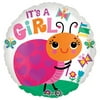 18 inch It's a Girl Ladybug Foil Mylar Balloon - Party Supplies Decorations