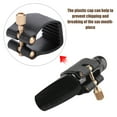 thumbnail image 3 of Black Plastic+PU Sax Mouthpiece Ligature, Portable Sax Mouthpiece Accessory, For Students Professionals, 3 of 8