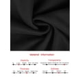 thumbnail image 7 of DARING DIVA Women's 2Pcs Double Breasted Blazers and A-Line Skirts Set L Black, 7 of 7