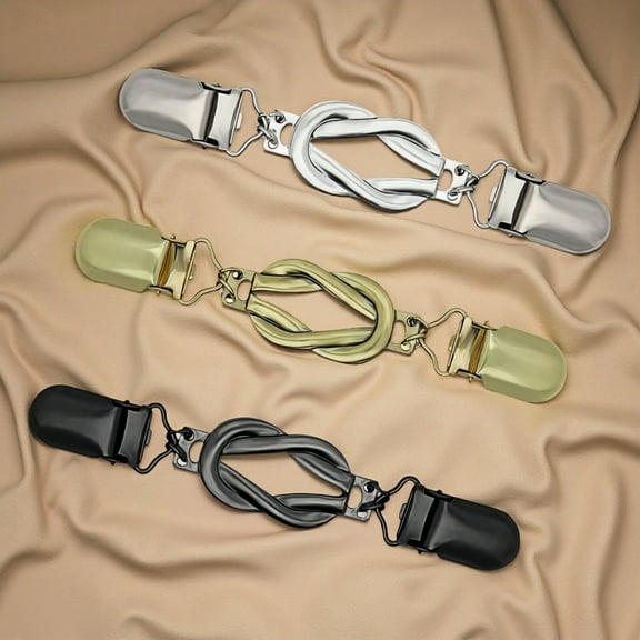 3 Pack Vintage Waist Cinch Clip for Shirts - Adjustable Sweater & Dress Clips for Women, Back Cinch Clip