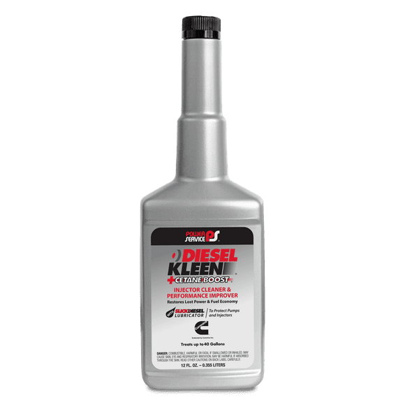 Power Service Diesel Additive Fuel Additive 3012 DIESEL KLEEN CETANE BOOST; For Diesel; Cetane Booster; Treats Up To 40 Gallons Of Diesel Fuel; 12 Ounce Bottle; Single