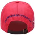 thumbnail image 4 of Women's Baseball Cap Lady Butterfly Flower Embroidery Design Fashion Hat Adjustable Breathble, 4 of 4