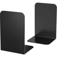 thumbnail image 1 of Bookends, Black Metal Bookends for Heavy Books, (2pcs, 5.3x7.8x4), 1 of 5