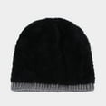 thumbnail image 4 of Womens Winter Woolen Hat Womens Loose Woolen Hat Oversized Knitted Warm Winter Hat Suitable For Cold Weather One Size Trapper Hat Fashion Men's Winter Clothes Warm Hat Mens Cold Weather Gear Cold, 4 of 4
