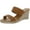 Cuero, variant on André Assous Womens Aria Leather Slip-On Wedge Sandals
